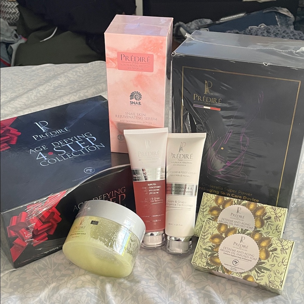 PréDIRE Skincare Serum & Face Oil Set - Red, Pink, Black